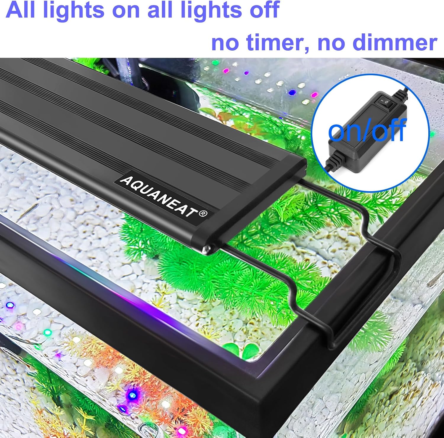 AQUANEAT LED Aquarium Light Full Spectrum 12 Inch Fish Tank Light Fresh Water - Happypetzone.online - Image 5