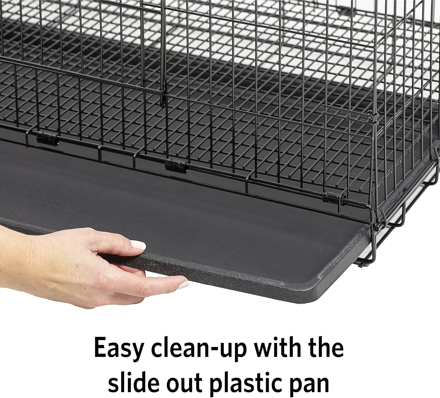 MidWest Homes for Pets Small Wabbitat Rabbit Cage, Grid Mesh Floor, Removable Tray, Top & Front Door Access, Rust Resistant Finish, No Tools Required - Happypetzone.online - Image 5