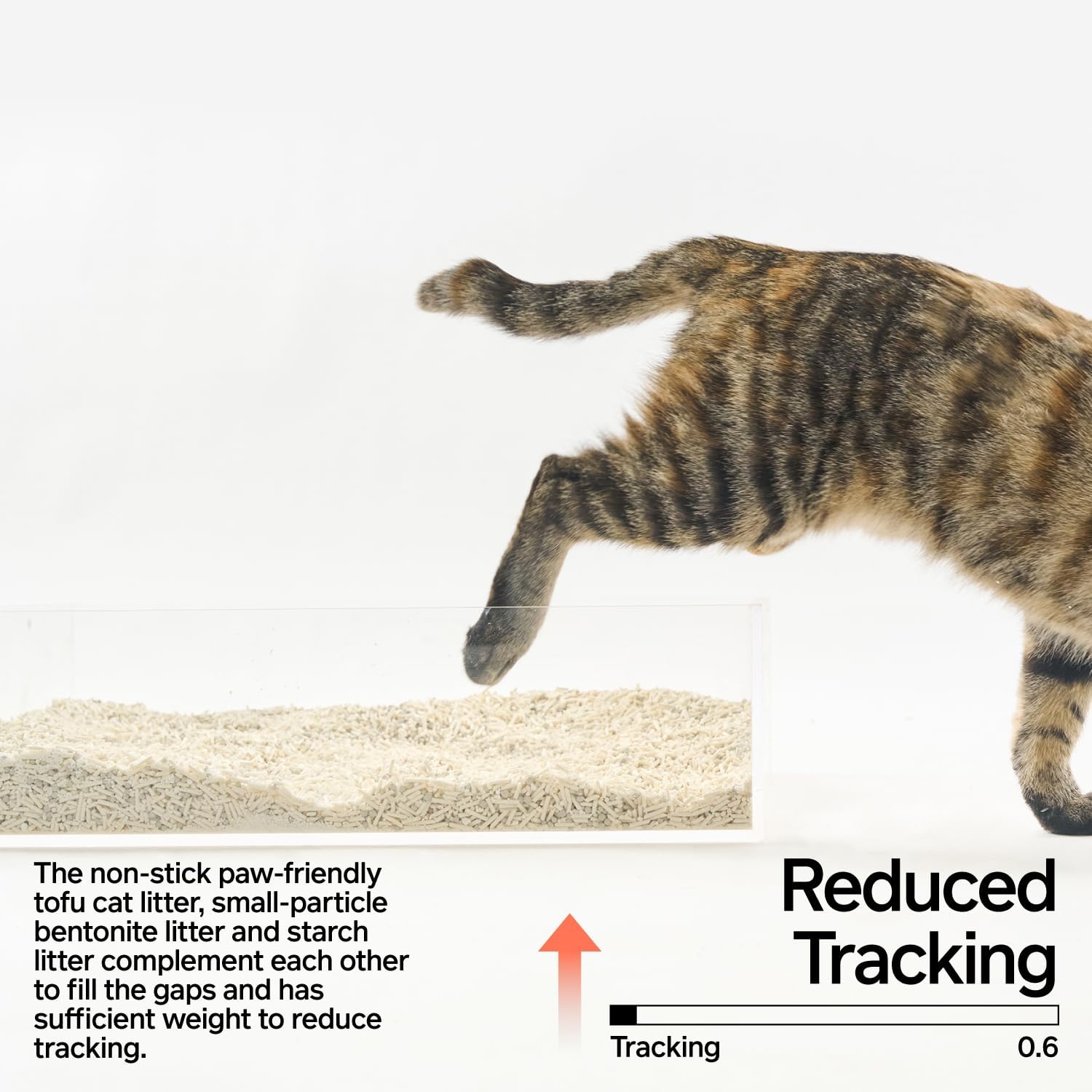pidan Mix Cat Litter,Tofu Cat Litter with Bentonite Starch 60%:30%:10%,Absorbent and Fast Drying,Flushable,Selected Quality Pea Dregs,5-Fold Water Absorption,Strong Clumping (Upgraded-5.3lb×1bag) - Happypetzone.online - Image 6