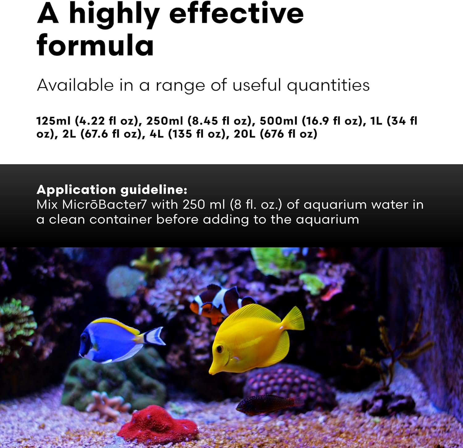 Brightwell Aquatics MicroBacter7 Complete Bioculture for Fish Tank or Aquarium - Populates Biological Filter Media for Saltwater and Freshwater Fish - Aquarium Water Treatments, 16.9 fl oz - Happypetzone.online - Image 5