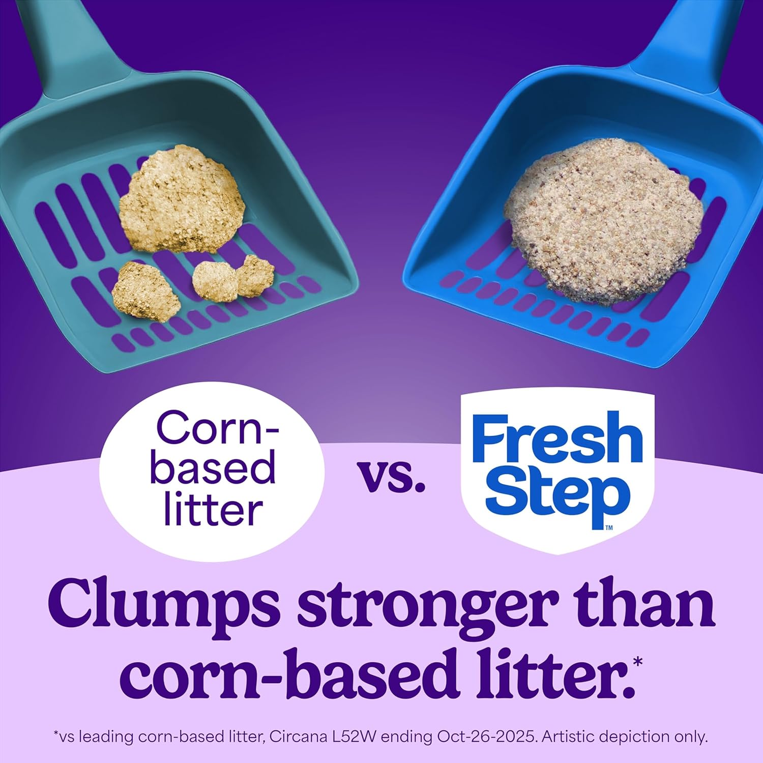 Fresh Step Advanced Clean Paws Multi Cat Clumping Cat Litter with Febreze Freshness, Low Dust, Odor Control with Ammonia Block Tech, Compatible in Automatic Litter Boxes, 37 lbs. (2 x 18.5 lb.) - Happypetzone.online - Image 6