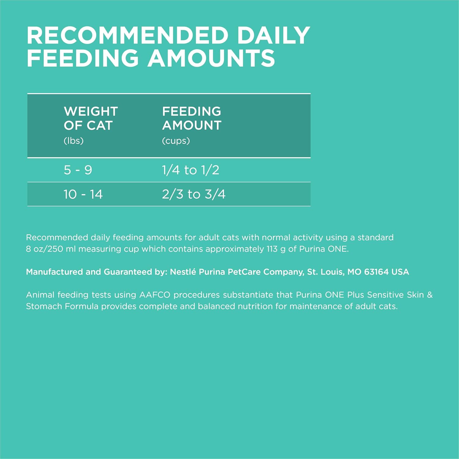 Purina ONE Sensitive Stomach, Sensitive Skin, Natural Dry Cat Food, +Plus Sensitive Skin and Stomach Formula - 7 lb. Bag - Happypetzone.online - Image 5