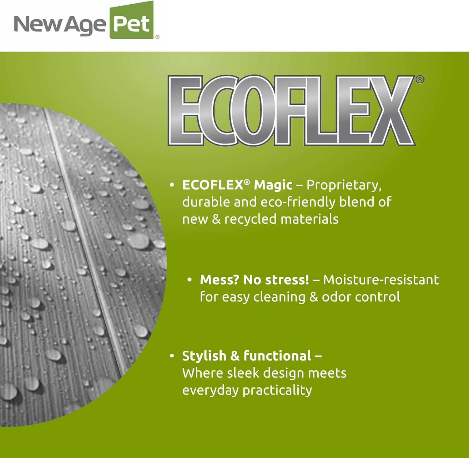 New Age Pet ECOFLEX 48" Wide Large Reptile Habitat, Mojave Lounge for Snakes, Tortoises & Lizards in Maple, Black & Grey, Easy Assembly, Sliding Glass Doors & Mesh Top - Happypetzone.online - Image 3