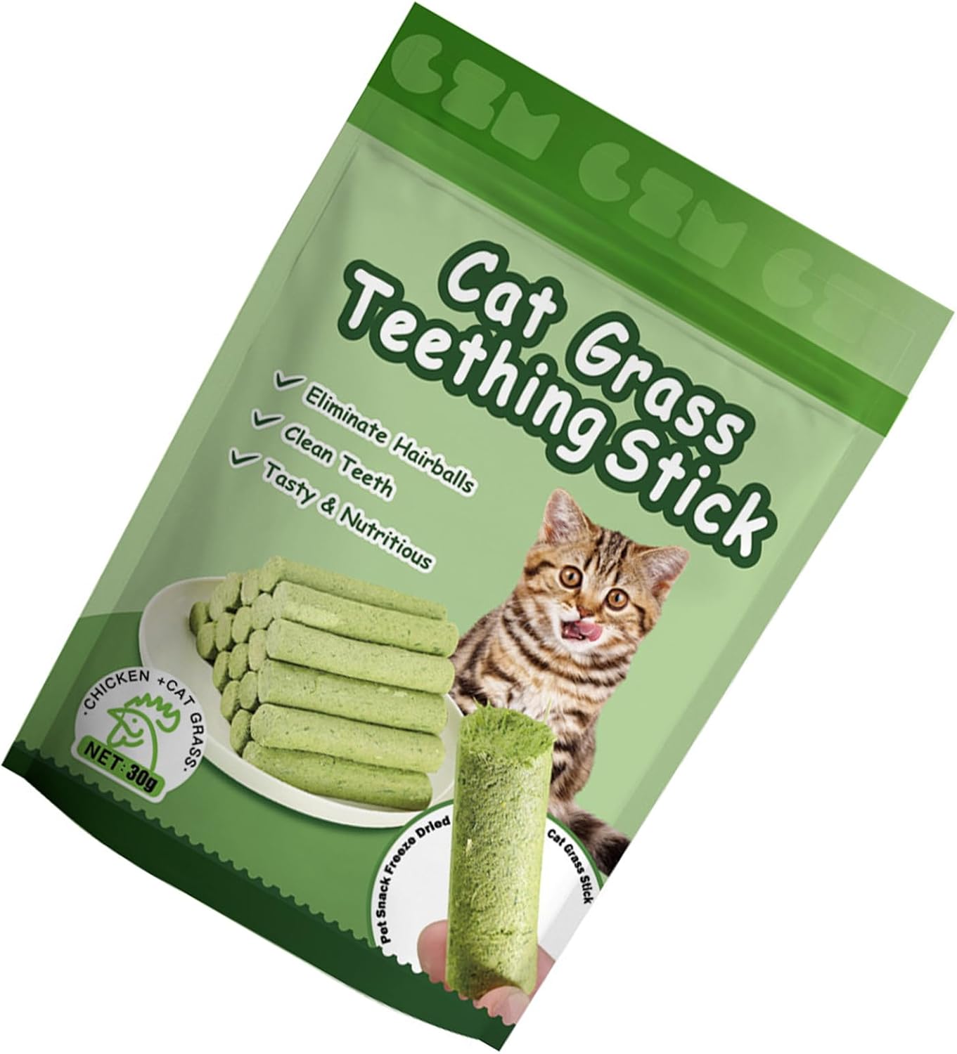 Cats Grass Snacks Natural Grass Chews Appetites Increase Snacks Hairballs Control Health Licking Teething Sticks Hairballs Relief for - Happypetzone.online - Image 7