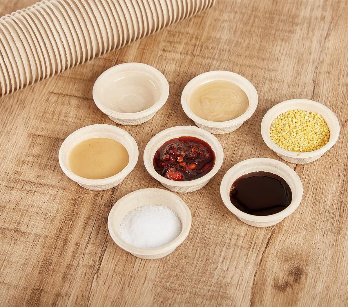 300 Pack Paper Feeding Cups Samll 0.5 oz Gecko Food and Water Feeding Dish Ledge Holder Accessories Bowls for Crested Gecko Lizards Reptiles Pets - Happypetzone.online - Image 3