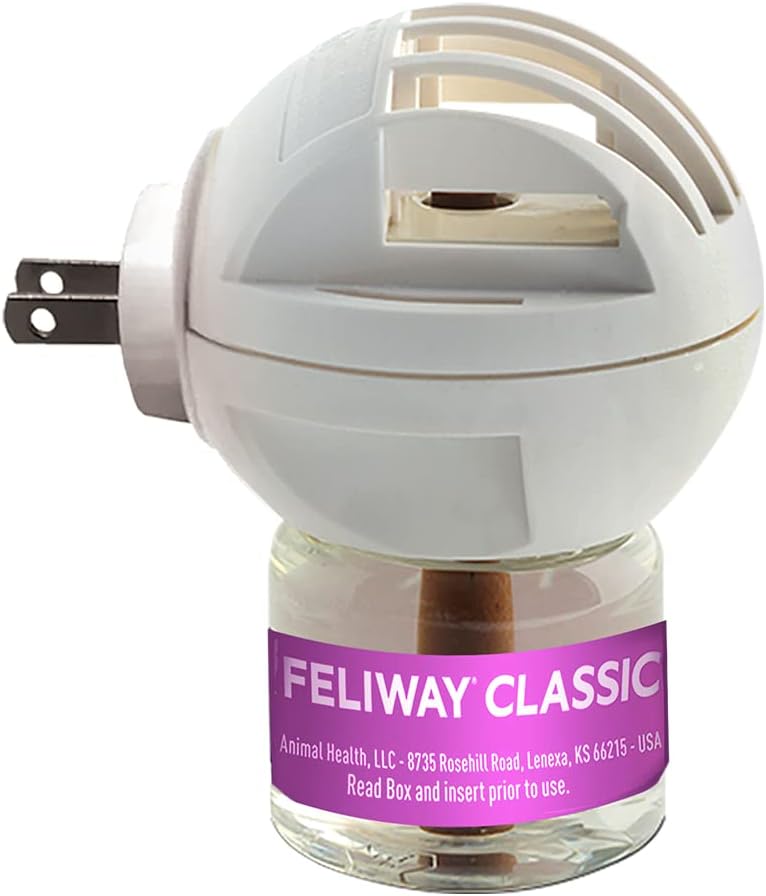 FELIWAY Classic 30 Day Cat Calming Plug In Pheromone Diffuser Starter Kit, 48ml - Helps Reduce Common Signs of Stress in Cats & Kittens, Enhanced Calming - Happypetzone.online - Image 2