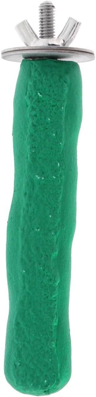 Sweet Feet and Beak Comfort Grip Safety Perch for Bird Cages - Pedicure Perch for Birds to Keep Nails and Beaks in Top Condition - Safe Easy to Install Bird Cage Accessories X-Small 4.5" - Green - Happypetzone.online - Image 4