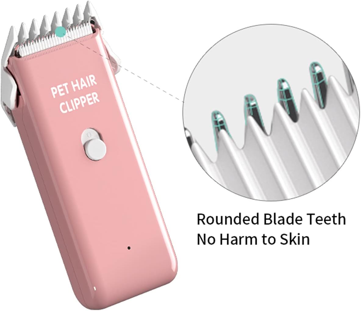 Dog Cat Home Hair Waterproof Clipper Portable Electric USB Rechargeable Pet Grooming Tools Low Noise Shaver Cordless Trimmer for Small and Large Pets - Happypetzone.online - Image 4