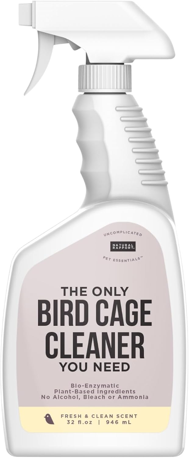 bird cage cleaning spray