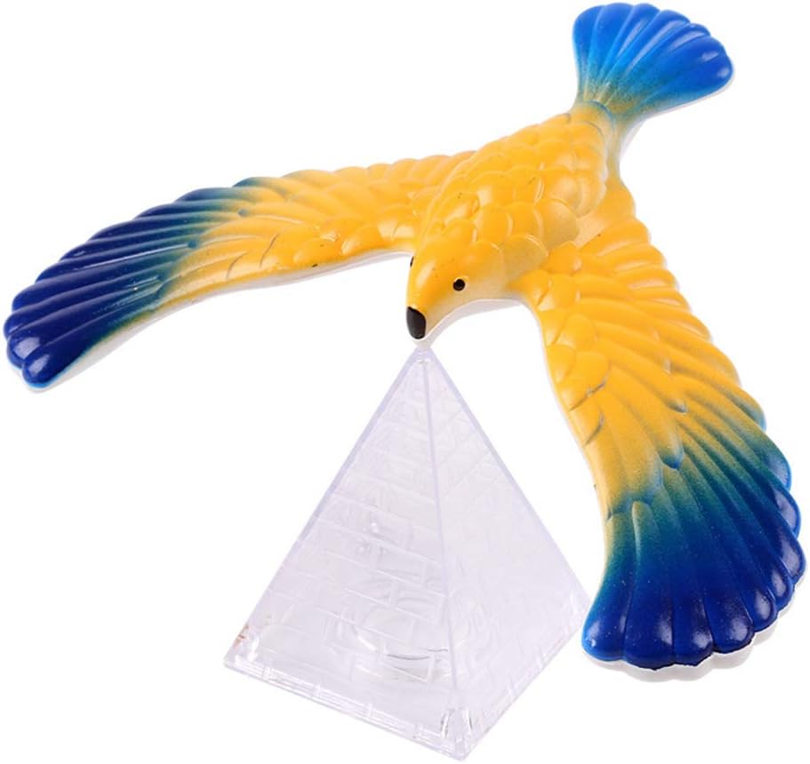 5 PCS Balance Bird Gravity Bird with Pyramid Combination Set Children Physical Science Adults Office Desktop Novelty Eagle Trick Party for Kids Decompression Gift - Happypetzone.online - Image 5