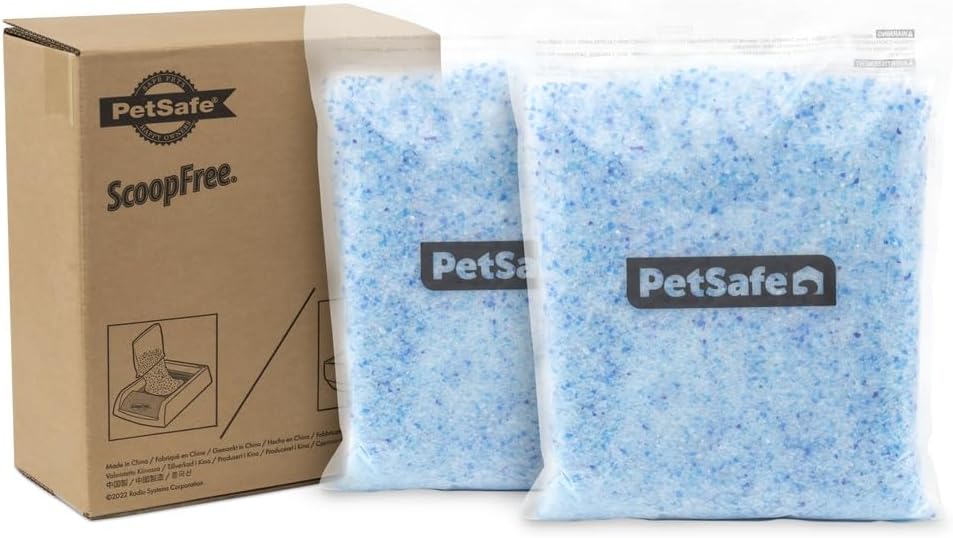 PetSafe ScoopFree Premium Crystal Cat Litter - Outperforms Clay Litter - Refill Packs - Reusable Tray Compatible - Fresh Scent - 4.3 lb Bags - 2 Pack - Happypetzone.online - Image 8