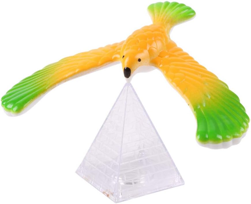 5 PCS Balance Bird Gravity Bird with Pyramid Combination Set Children Physical Science Adults Office Desktop Novelty Eagle Trick Party for Kids Decompression Gift - Happypetzone.online - Image 4