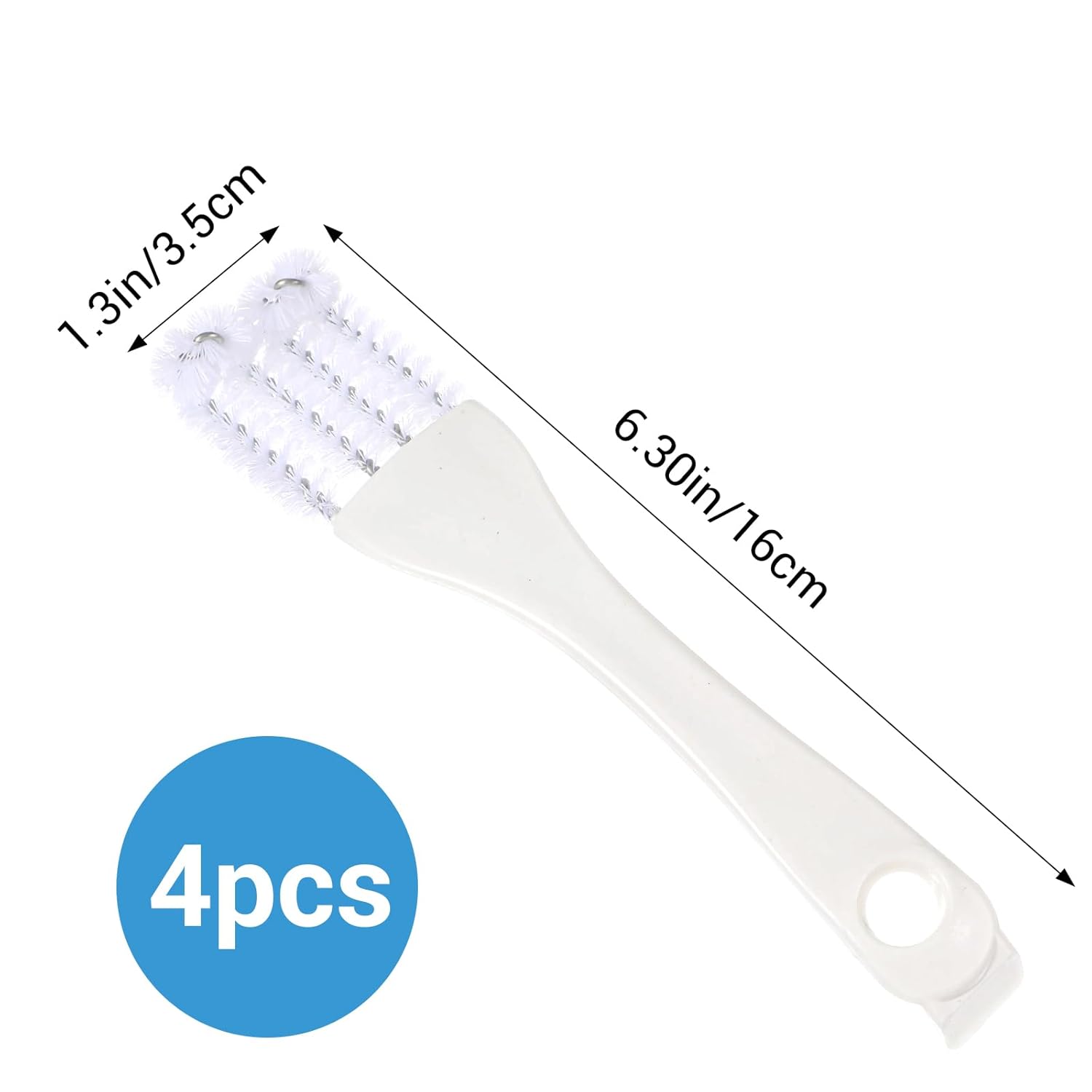 4PCS Bird Cage Cleaner Brush with Long Handle & Shovel, Durable Easy Birds Poop off Remover Tool, Small Animal Pet Cage Parrot Droppings Remover Brushes Bath Perches Cleaning Accessories - Happypetzone.online - Image 2