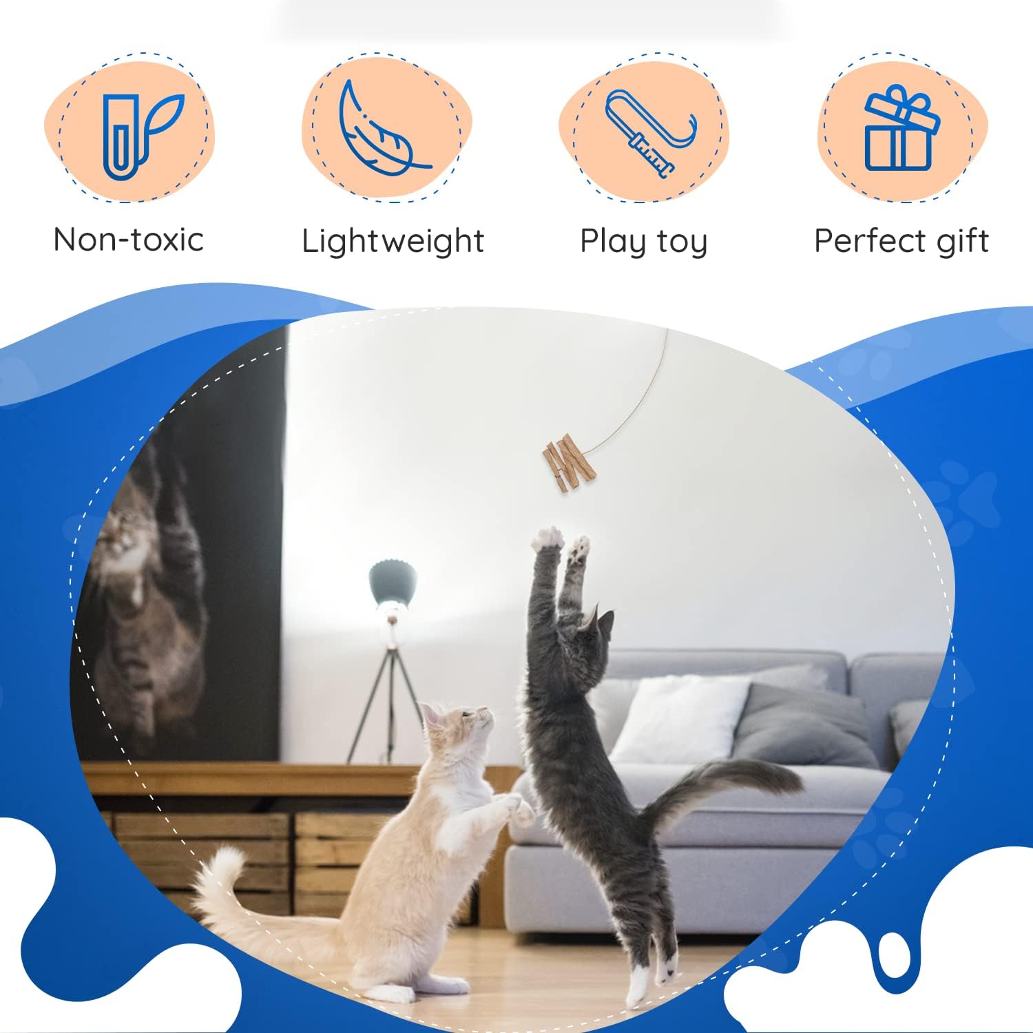 Cat Dancer Products 101 Interactive Cat Toy, Brown - Happypetzone.online - Image 8