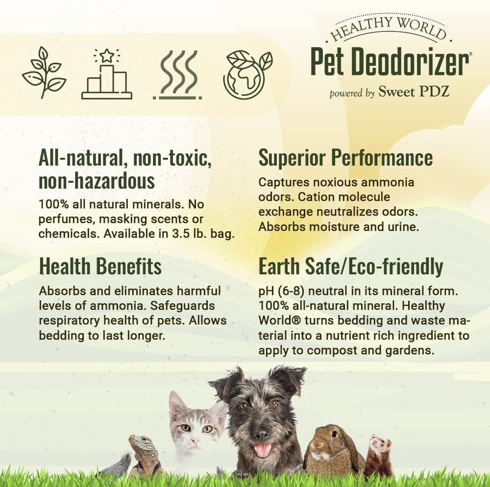 Sweet PDZ Healthy World Pet Deodorizer 3.5 lbs. - Happypetzone.online - Image 4