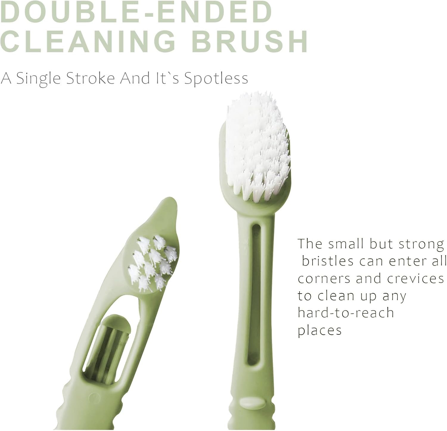 Bird Cage Cleaning Brush,Two Brush Heads,Long-Handled Tool for Cleaning Parrot Cages, Kennels, and Perches,Removes Poop and Keeps Bird Cages Fresh,Essential Bird Cage Accessory - Happypetzone.online - Image 4