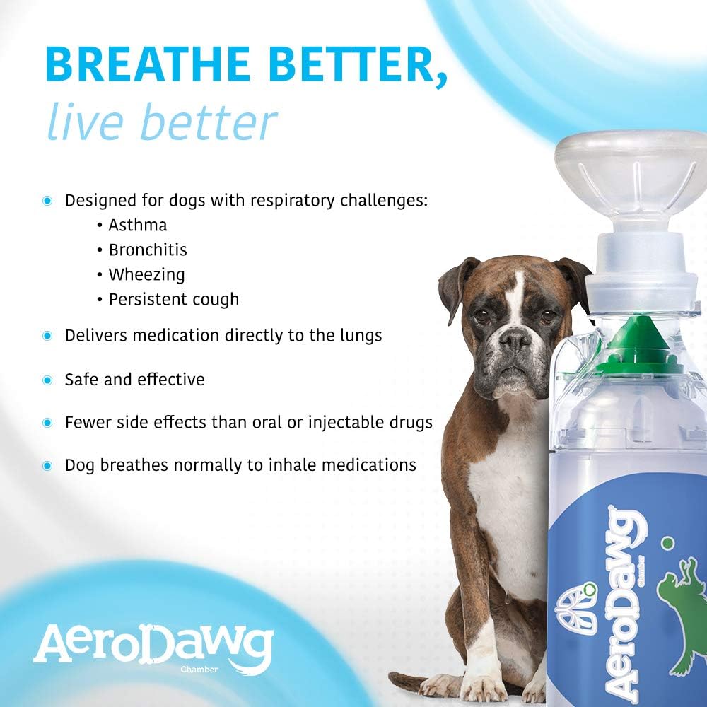 AeroDawg The Original Canine Aerosol Chamber Inhaler Spacer for Medium & Large Dogs with Exclusive Flow-VU Indicator - Happypetzone.online - Image 2