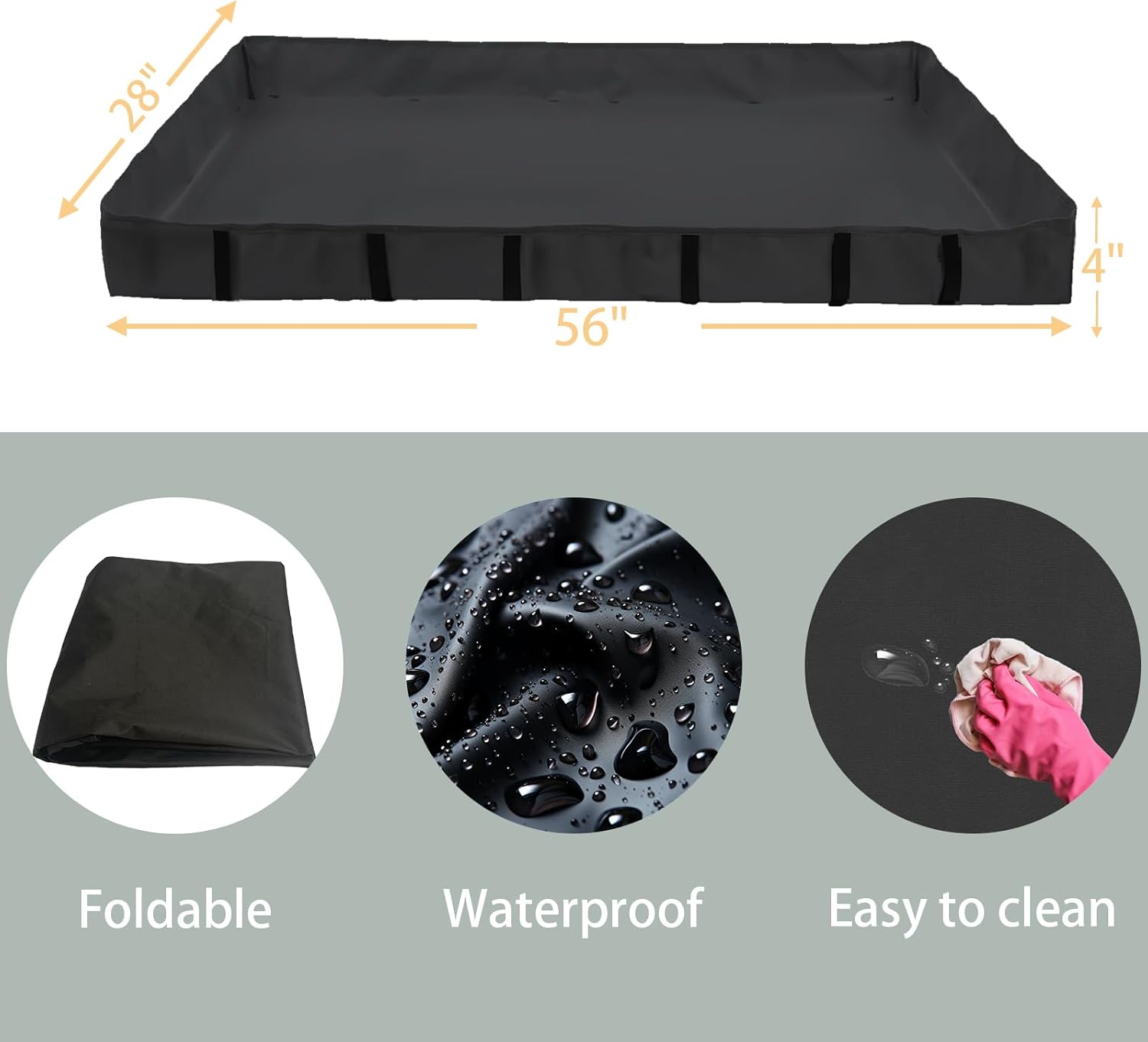 Xymoso DIY Guinea Pig Cages with Waterproof Canvas Bottom,16 Panels Small Animal Cage Pet Playpen with Door for Bunny Turtle Hedgehog,Indoor Metal Wire Yard Fence Outdoor - Happypetzone.online - Image 6