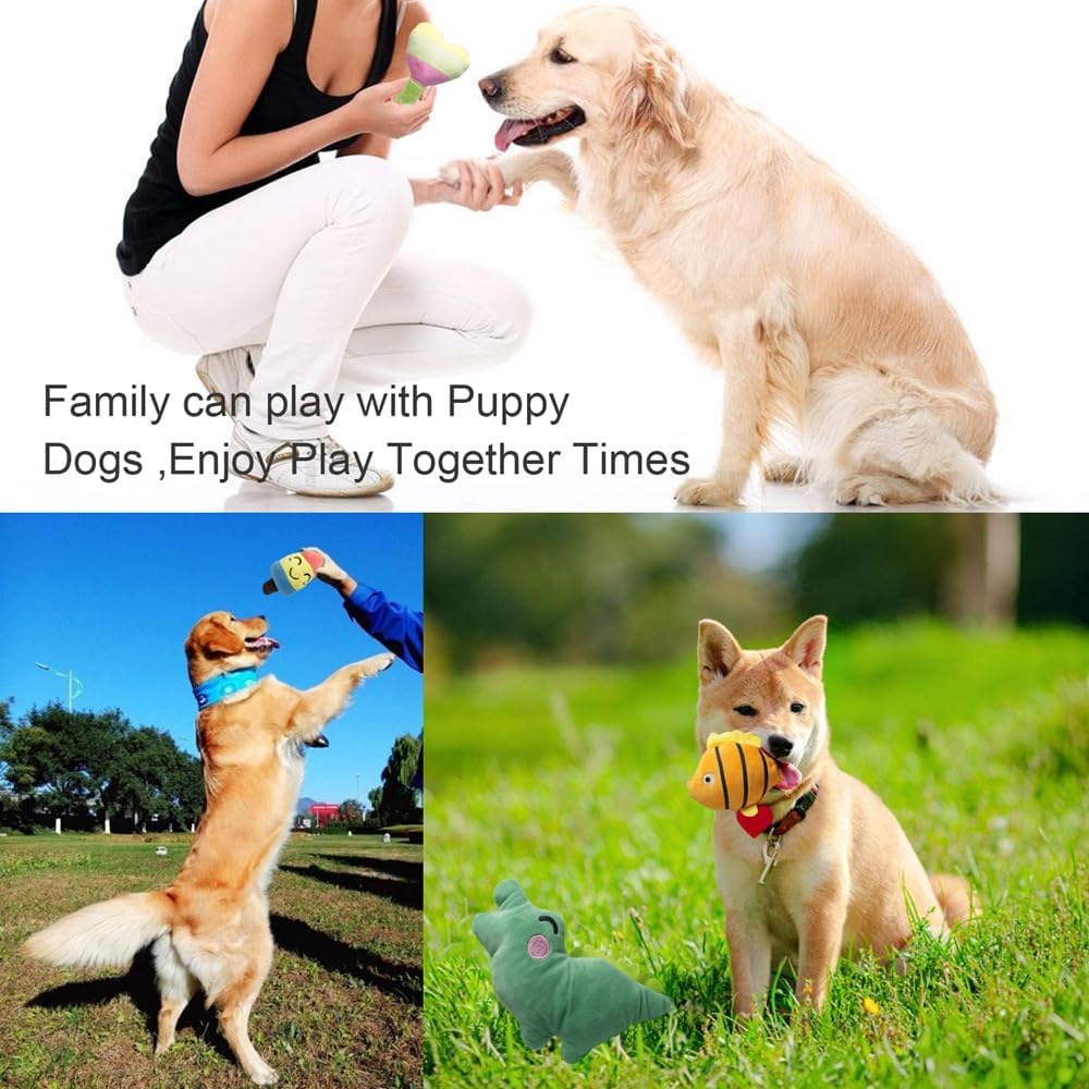SZKOKUHO Cute Animal Designs Soft Dog Squeaky Toys (Pack of 20) for Small Medium Dogs - Happypetzone.online - Image 6