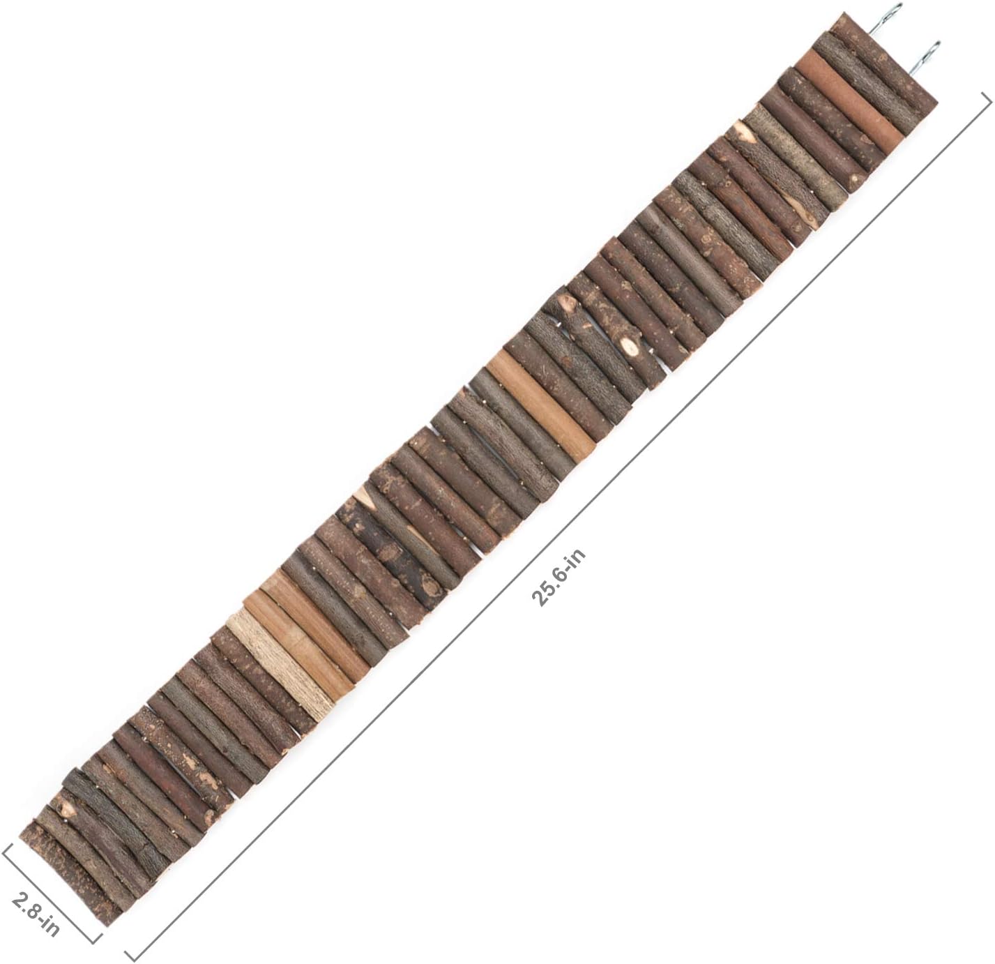Niteangel Hamster Suspension Bridge Toy - Long Climbing Wooden Ladder for Hamsters Mice Mouse Gerbils Sugar Glider Rat and Other Small Animals (25.6L x 2.8W) - Happypetzone.online - Image 6