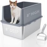 covered cat litter box