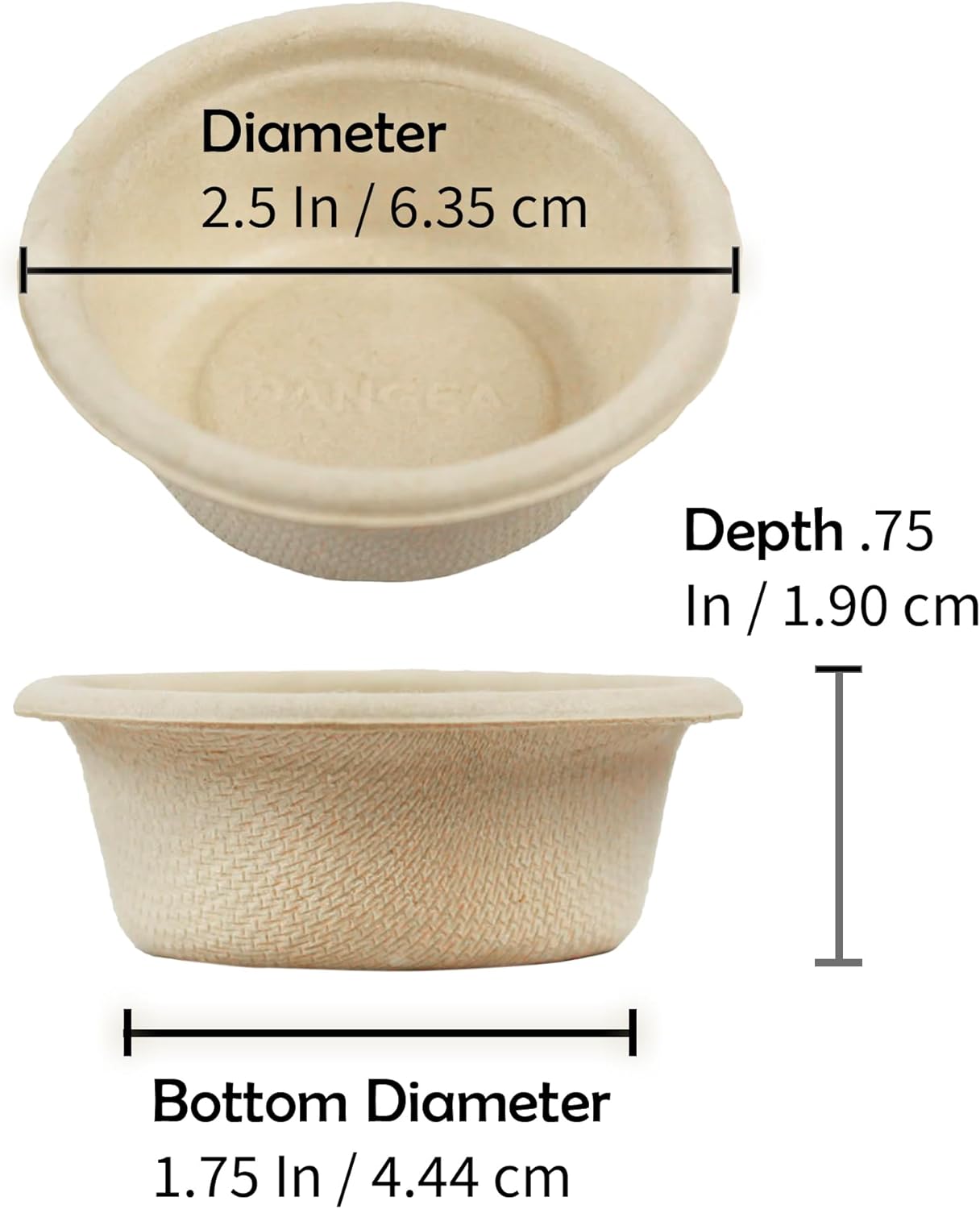 Pangea Large 1.5oz Paper Crested Gecko Food & Water Cups, 100 ct. - Mini Bowls for Reptile Feeding - Happypetzone.online - Image 3