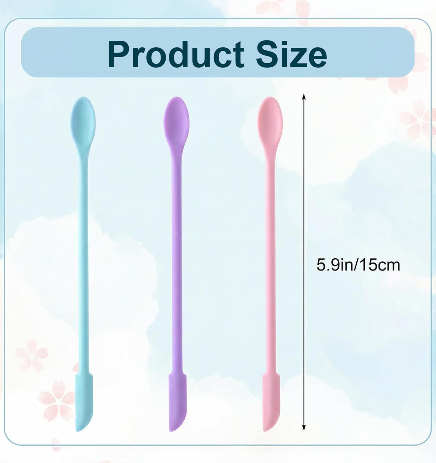 3 Pcs Reptile Spoon, Long Handle Feeding Tool, Suitable for Dust Reptile Food Fruit Mix Feeding, Lizard Gecko Bearded Dragon - Happypetzone.online - Image 2
