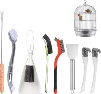 bird cage cleaning tools