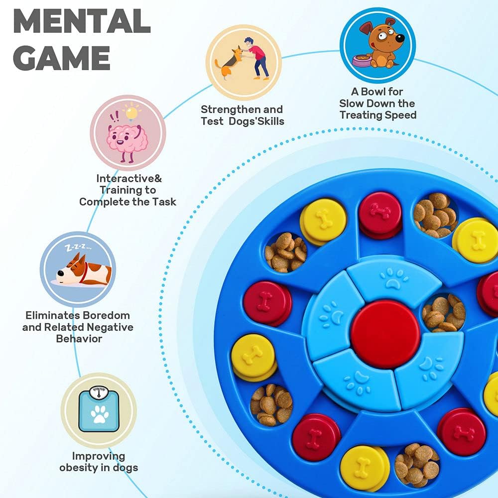 Dog Puzzle Toys Interactive Toy for Puppy IQ Stimulation &Treat Training Games Treat Dispenser for Smart Dogs, Puppy &Cats Fun Feeding (Level 1-3)… - Happypetzone.online - Image 3