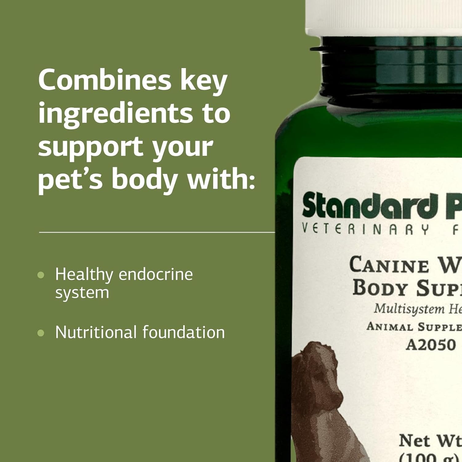 Standard Process Inc. Whole Body, Multisystem Support Supplement for Canines - Nutritional Powder for Daily Health Maintenance - 100 g - Happypetzone.online - Image 4
