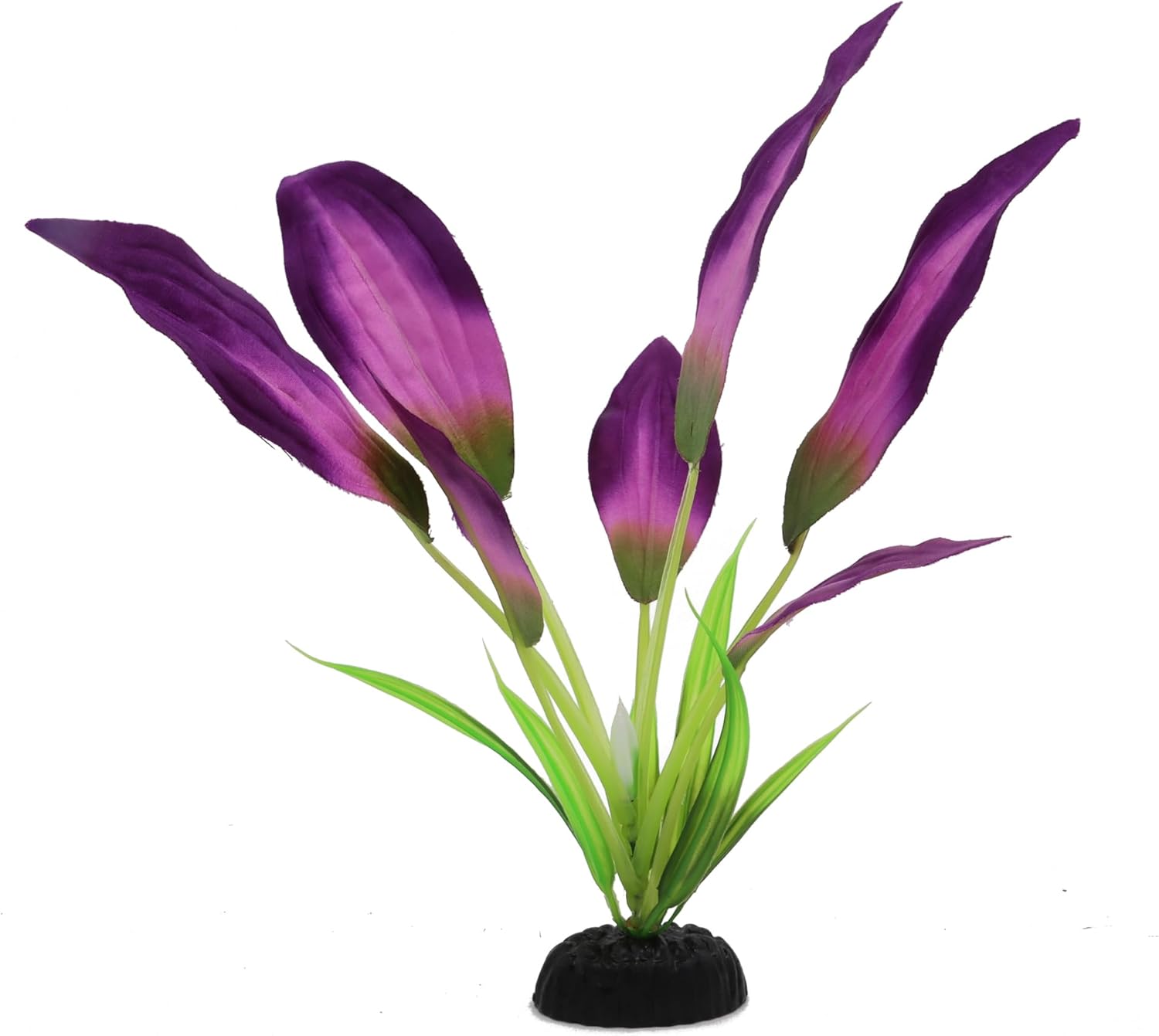 Silk Aquarium Plants for Betta Fish Tank, 2 Pcs 8 Inch Small Silk Aquarium Plant Aquatic Water Grass Decoration, Purple - Happypetzone.online - Image 6