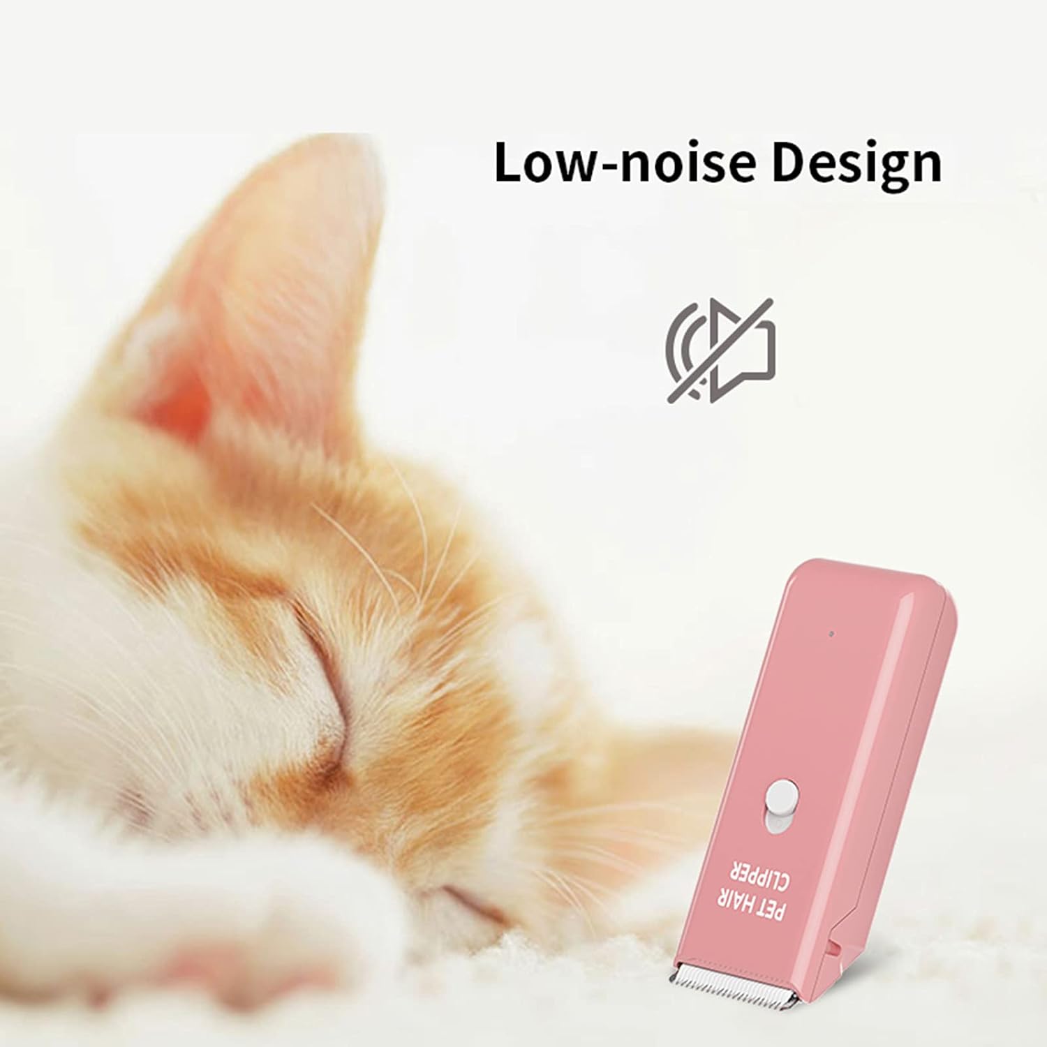 Dog Cat Home Hair Waterproof Clipper Portable Electric USB Rechargeable Pet Grooming Tools Low Noise Shaver Cordless Trimmer for Small and Large Pets - Happypetzone.online - Image 3