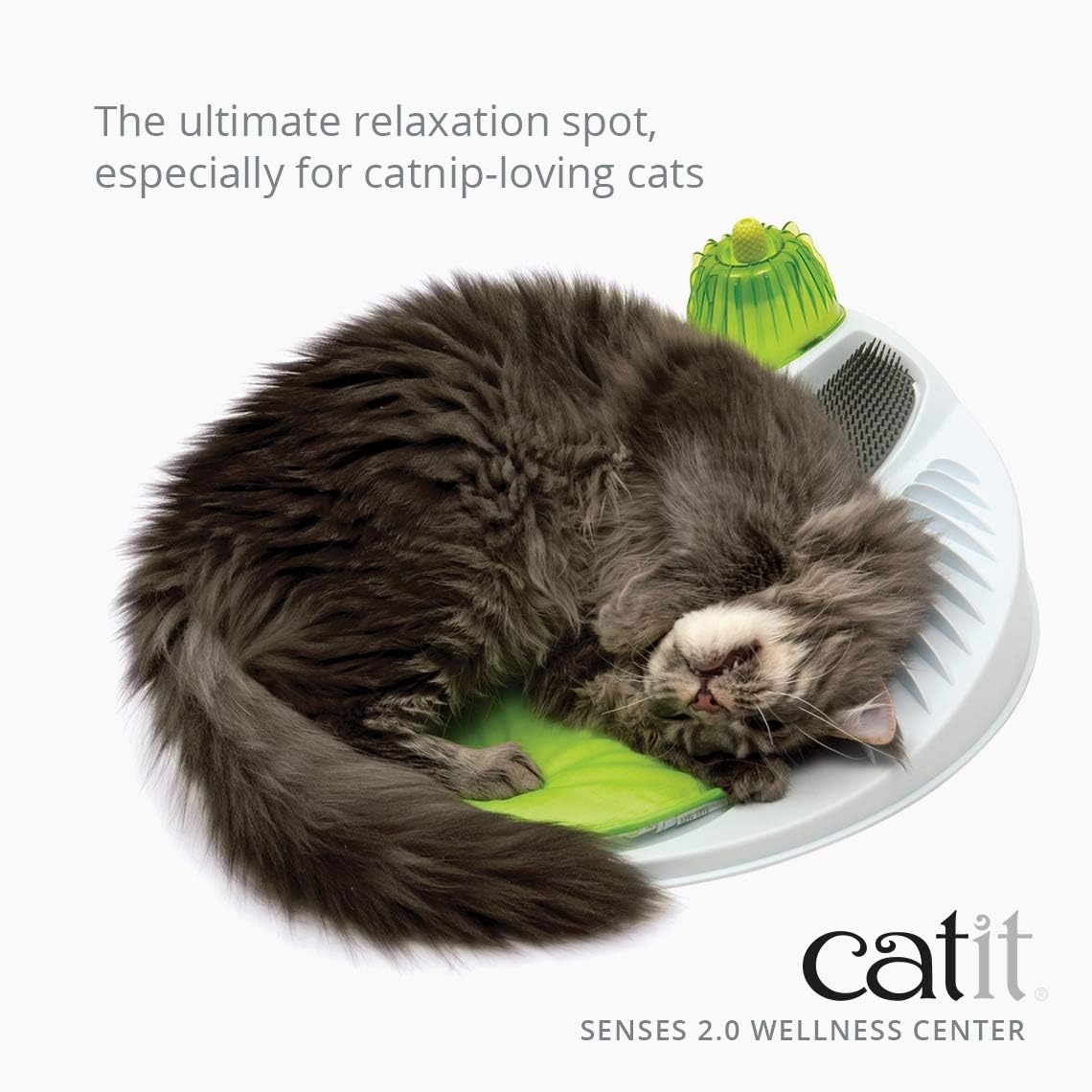 Catit Senses 2.0 Wellness Center Cat Toy - Interactive Multi-Purpose Relaxation Spot with Catnip Included - Happypetzone.online - Image 2