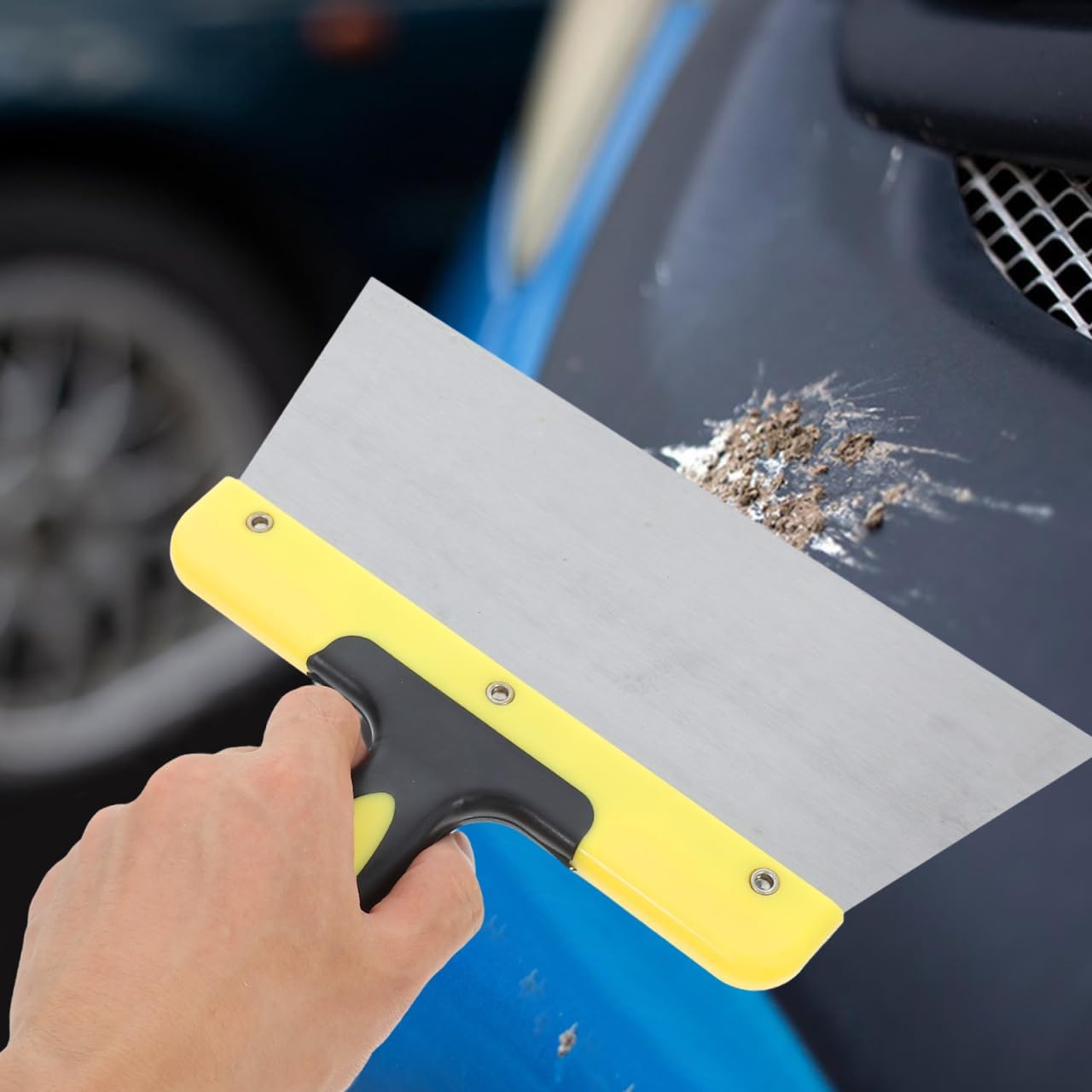 Large Bird Droppings Scraper Stainless Steel Bird Poop Cleaner Tool for Patio Cage and Outdoor Surface Cleaning - Happypetzone.online - Image 4