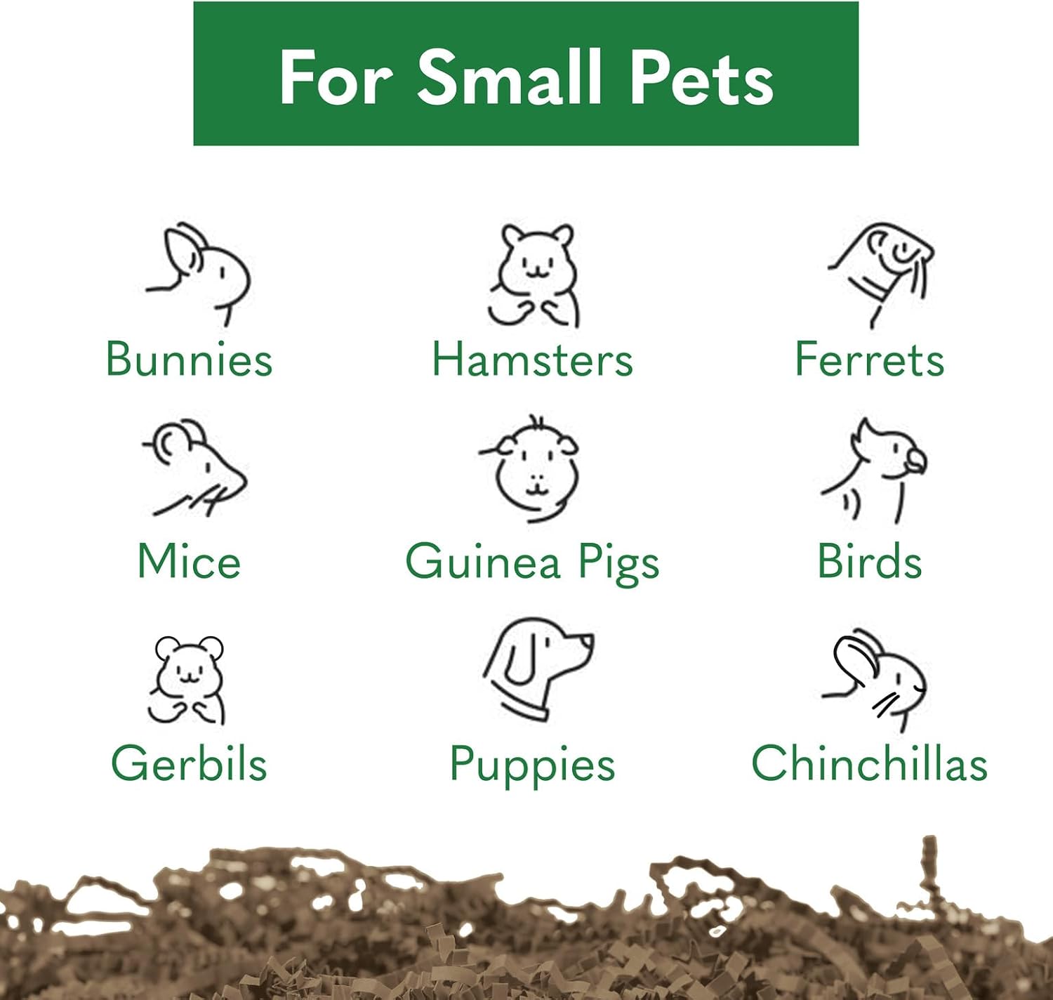 ECO Bedding 99% Dust Free Paper Bedding for Small Pets, Eco Natural Bag, 4.5 lb (Expands to 125 L) - Happypetzone.online - Image 7