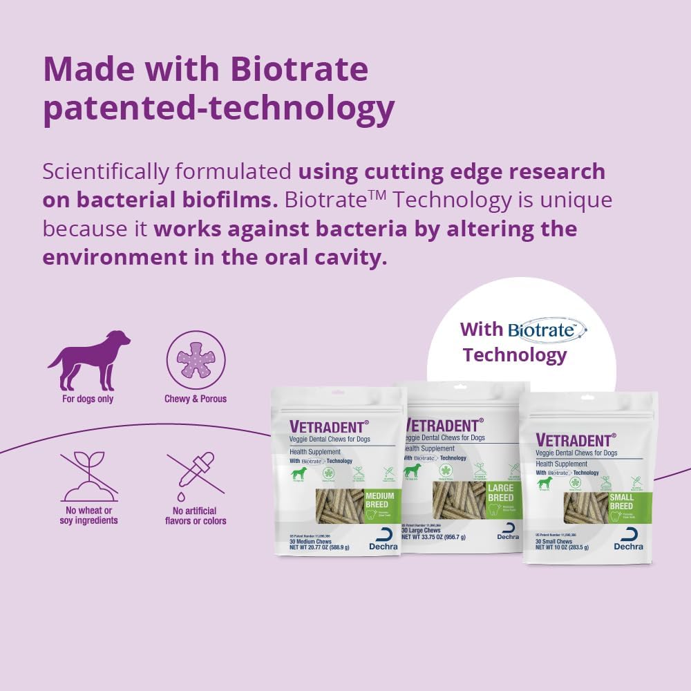 Vetradent® Veggie Dental Chews for Small Dogs - Happypetzone.online - Image 7