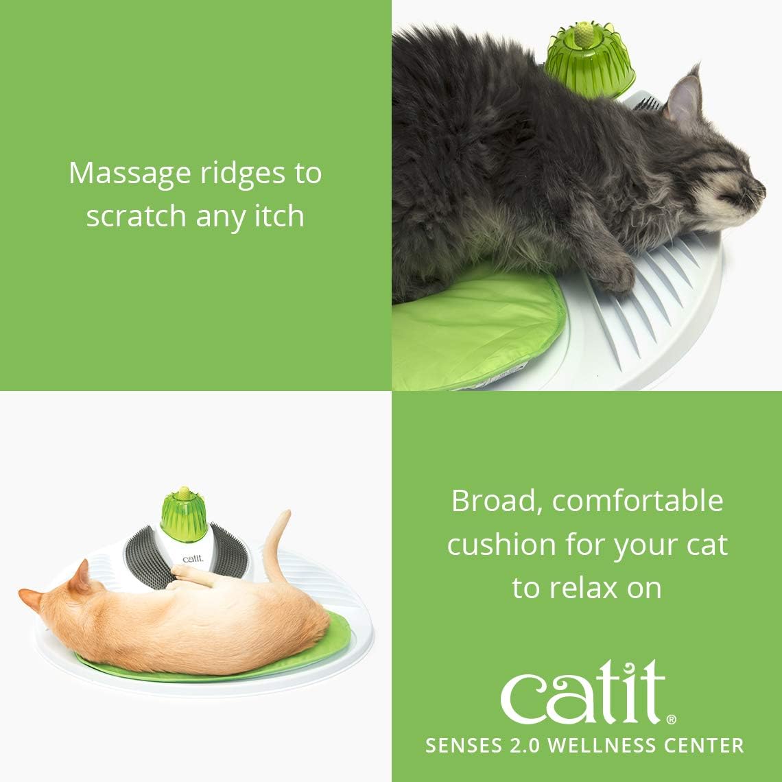 Catit Senses 2.0 Wellness Center Cat Toy - Interactive Multi-Purpose Relaxation Spot with Catnip Included - Happypetzone.online - Image 4