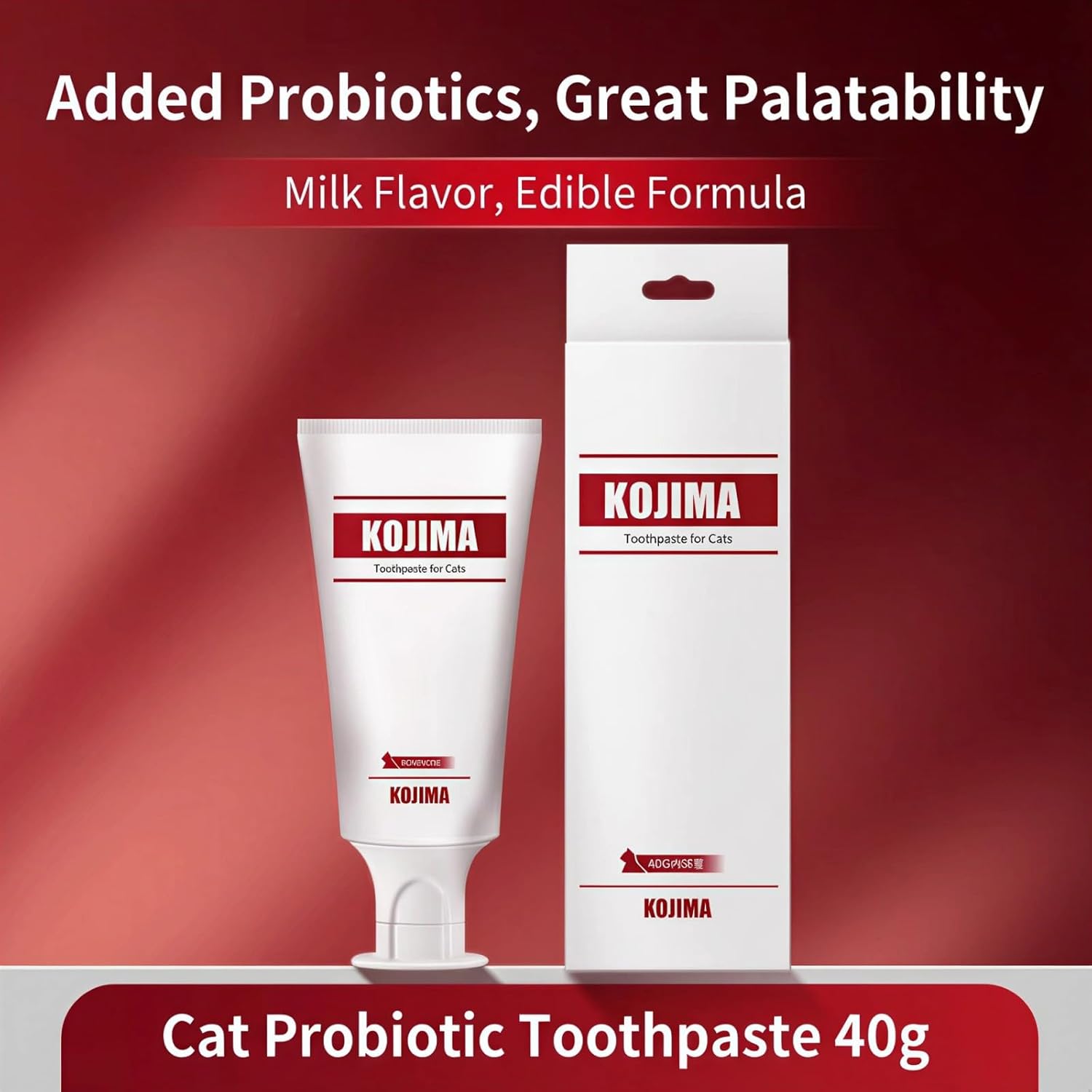 Cat Dental Care Kit – Tuna Flavor Toothpaste 1.35 oz with Toothbrush & Finger Brush | Gentle Formula, Fresh Breath & Plaque Control - Happypetzone.online - Image 3