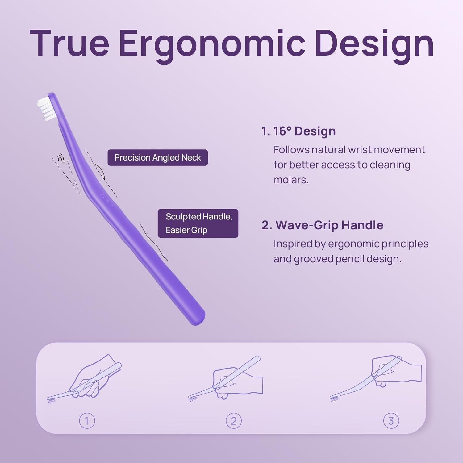 HICC PET Toothbrush for Cats & Small Dogs, Vet-Recommended Ergonomic Pet Toothbrush for Easy Teeth Cleaning, Gentle on Gums, Cat & Dog Dental Care, Improves Oral Hygiene. Toothpaste Not Included - Happypetzone.online - Image 7