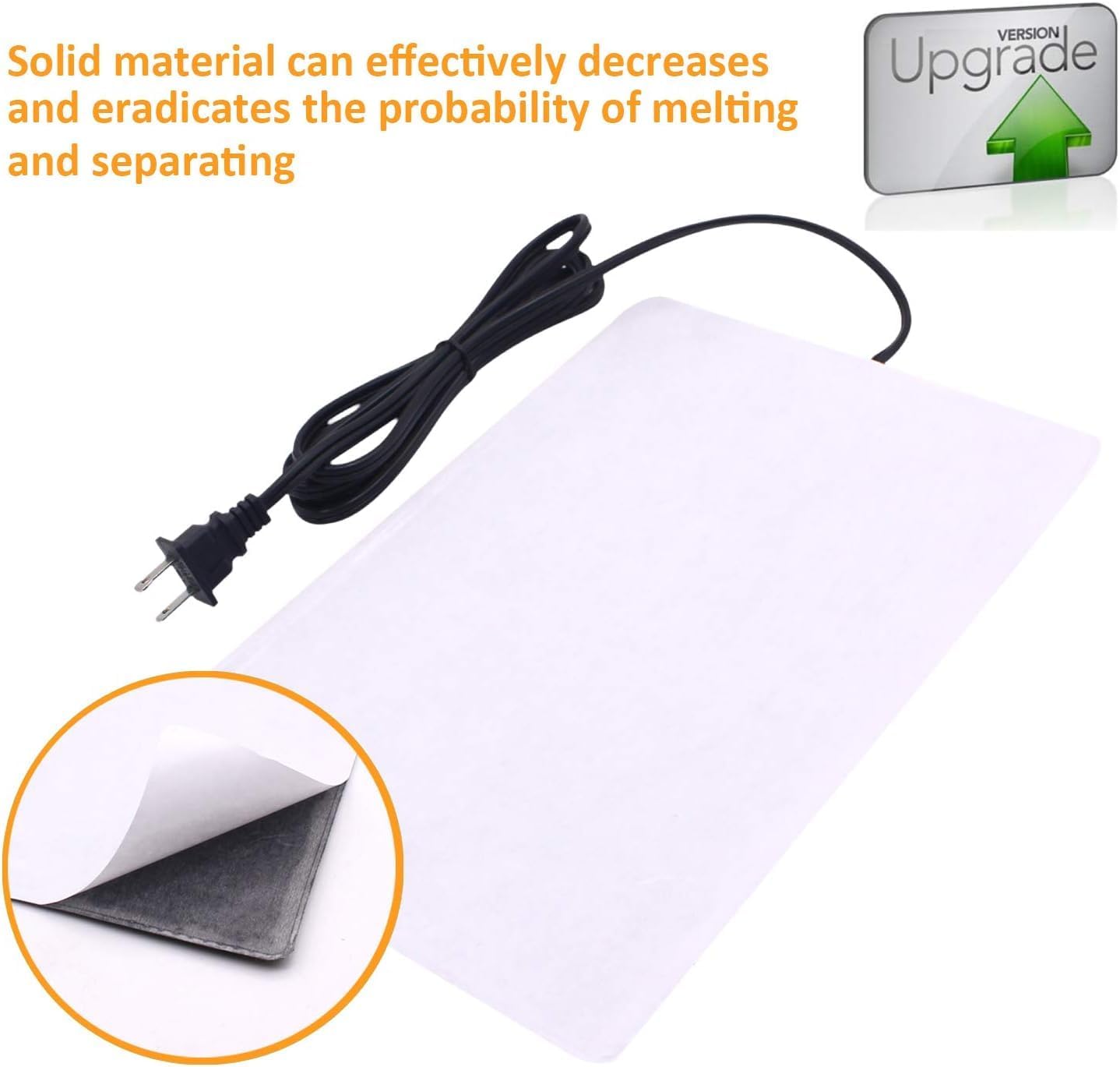 Aiicioo Under Tank Heater Thermostat - Reptile Heating Pad with Temperature Control Reptile Heat Mat for Combo Set for Hermit Crab Lizard Terrarium 16W - Happypetzone.online - Image 4