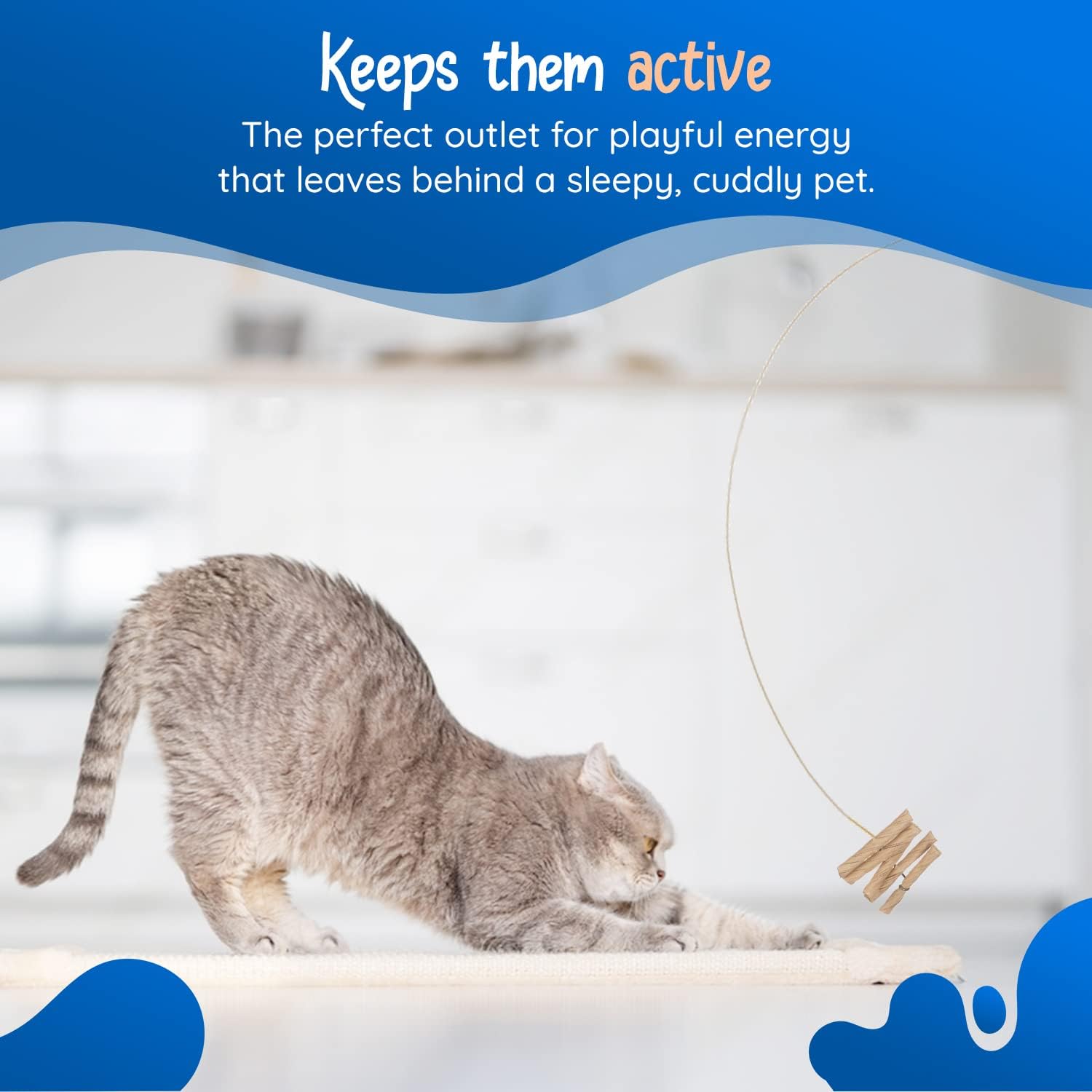 Cat Dancer Products 101 Interactive Cat Toy, Brown - Happypetzone.online - Image 6