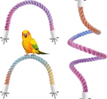 bird rope perch