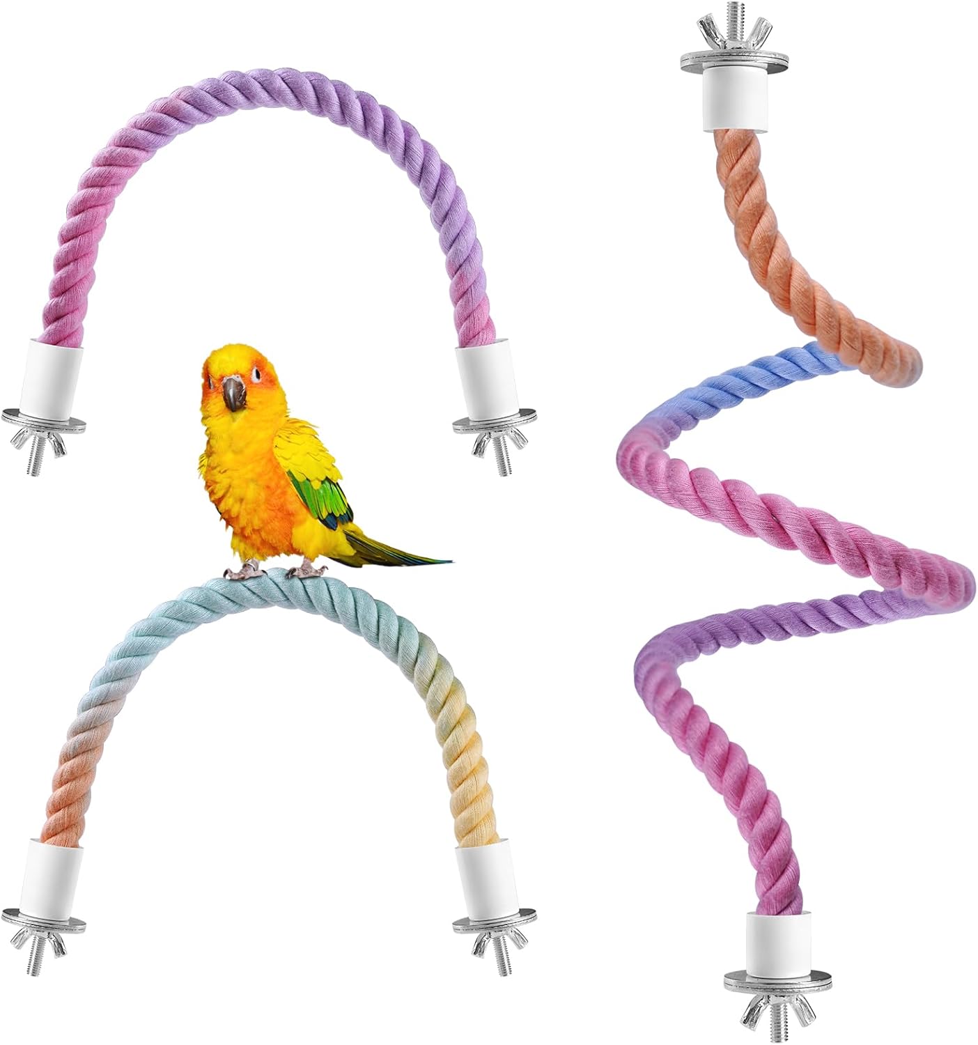 bird rope perch