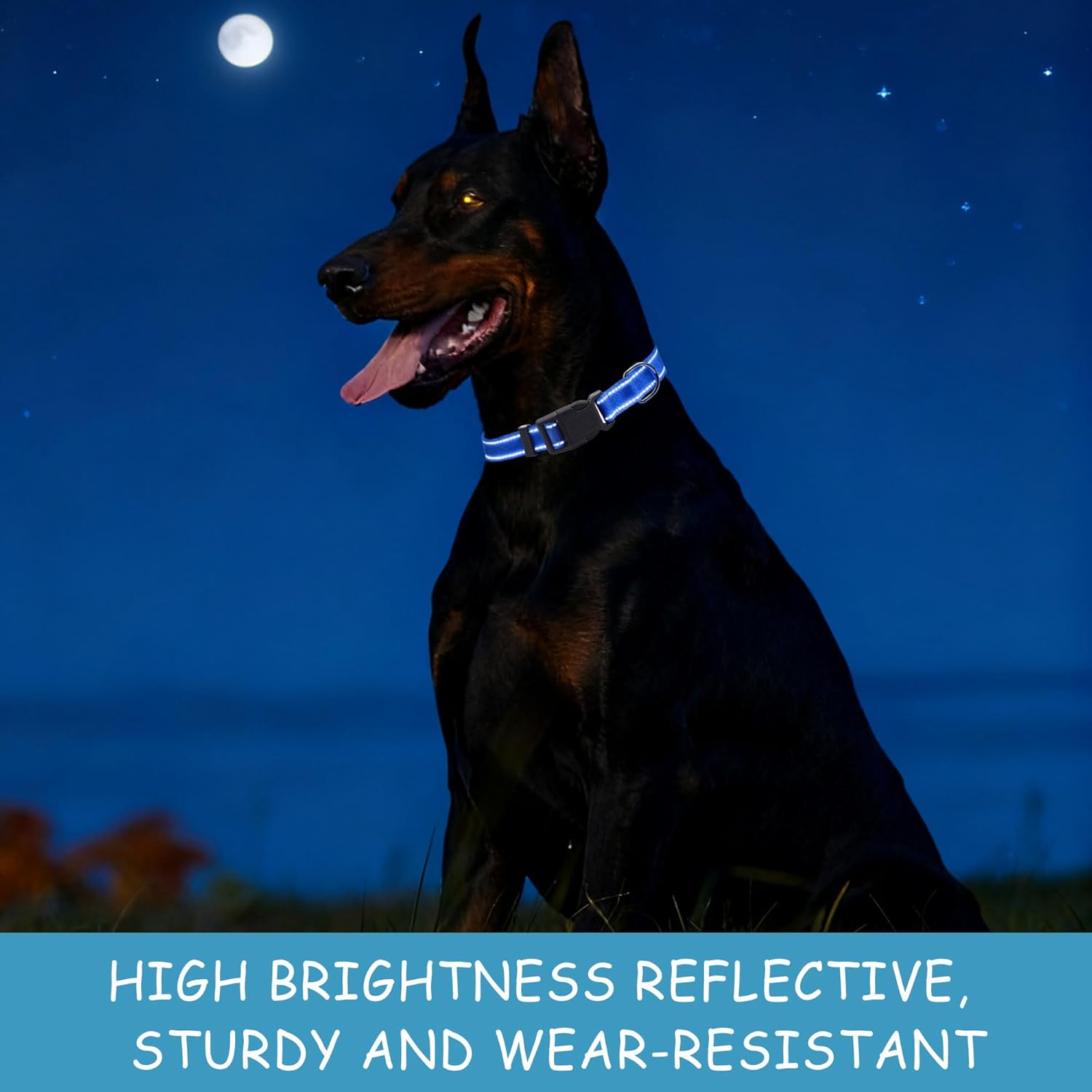 30 Pcs Reflective Dog Collar Bulk Adjustable Nylon Puppy Collar for Small Medium Girl and Boy Dogs Large Dogs Multiple Pet with Quick Release Buckle for PET Travel Walk Daily (Medium, 10 Colors) - Happypetzone.online - Image 6