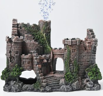 aquarium castle decoration