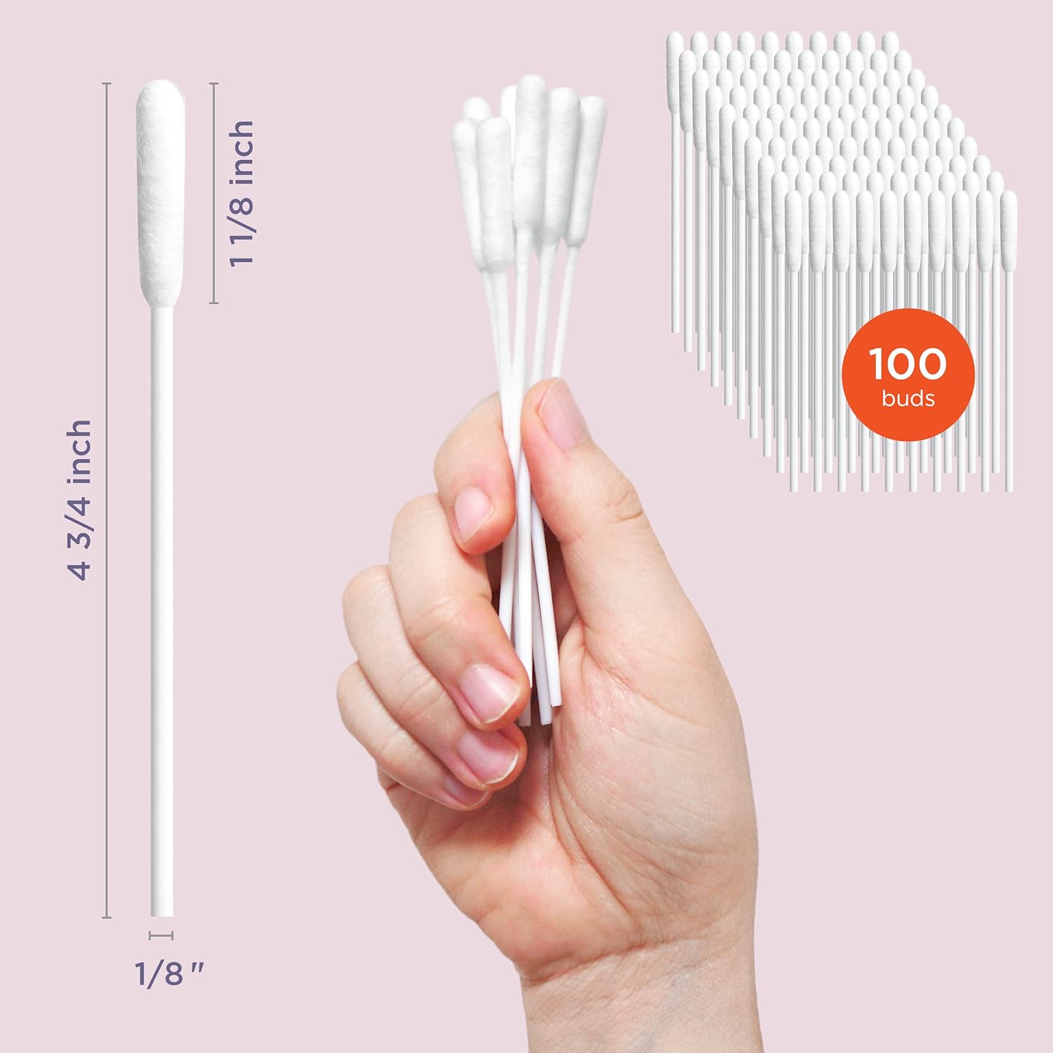 ARCA PET Cotton Swabs for Dogs and Cats - Cat & Dog Ear Cleaner Long Cotton Swab - Extra Long Stick, Cat & Dog Ear Cleaning Kit for Puppies and Pets, Multipurpose Pet Cotton Swabs for Ears (100 Buds) - Happypetzone.online - Image 7