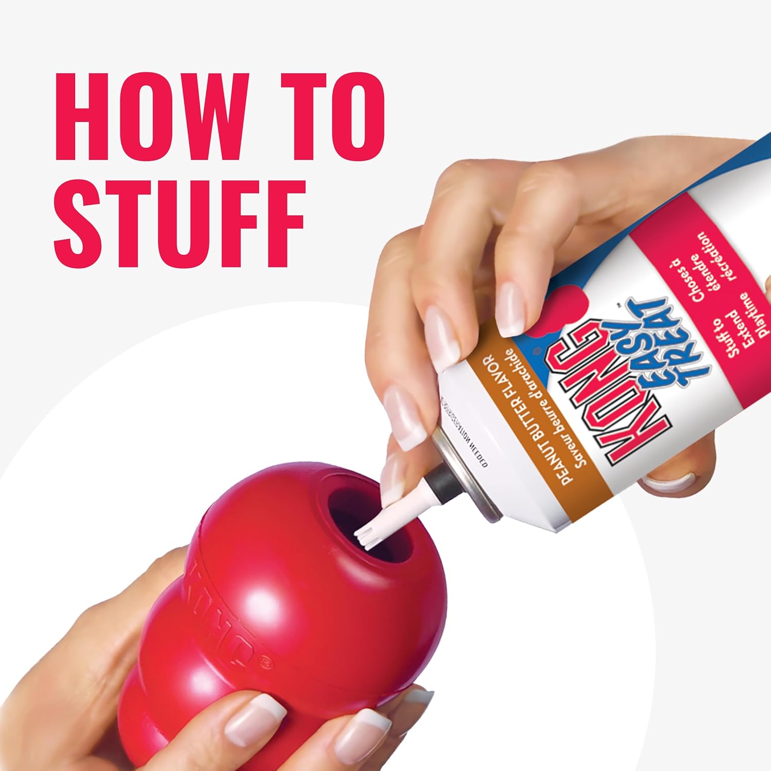 KONG Classic Stuffable Dog Toy - Fetch & Chew Toy for Dogs - Treat-Filling Capabilities & Erratic Bounce for Extended Play Time - Durable Natural Rubber Material - for Medium Dogs - Happypetzone.online - Image 6