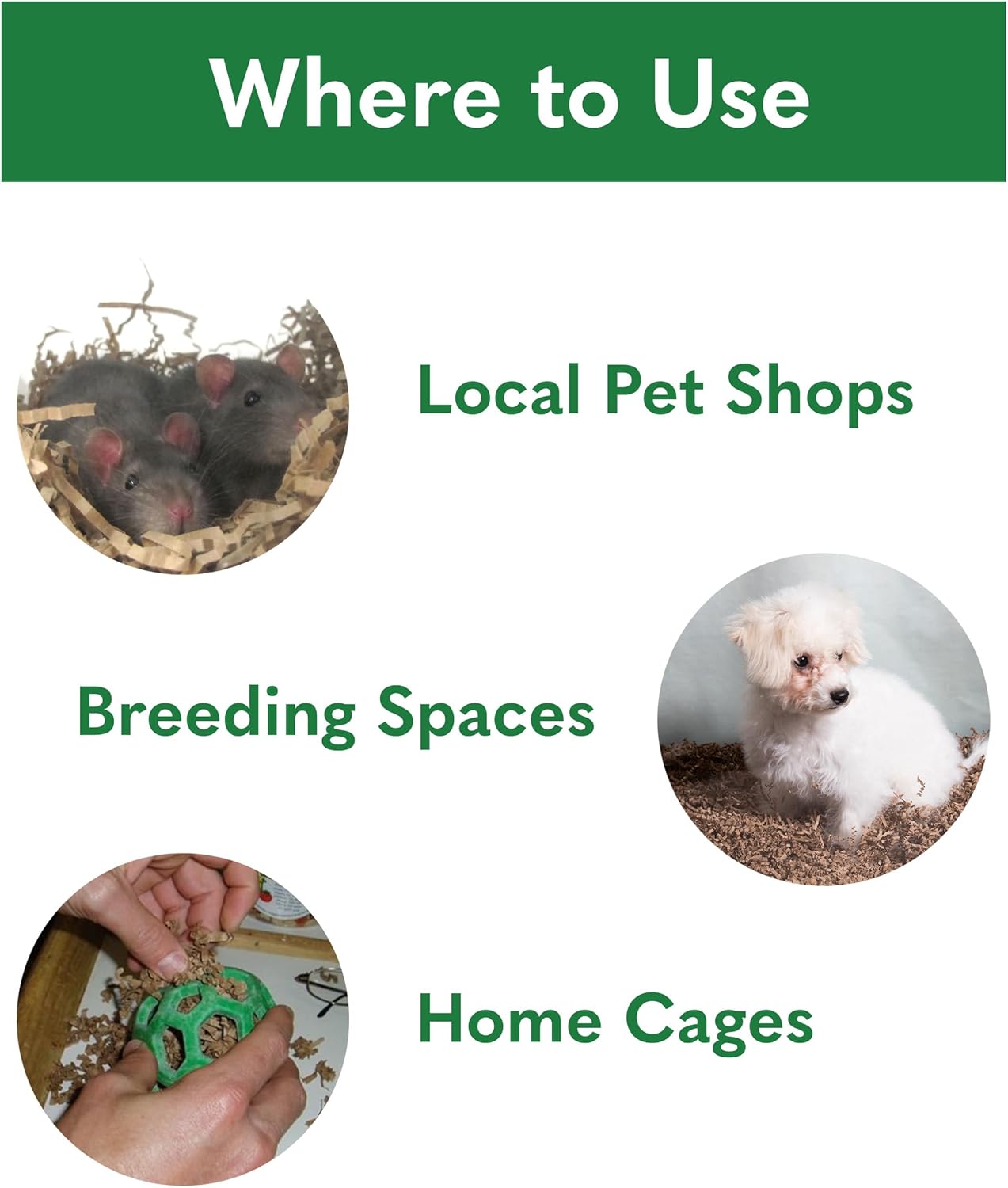 ECO BEDDING 99% Dust-Free Paper Bedding for Small Pets and Birds, Eco Natural, 1.5 lb - Safe, Clean, Ideal Nesting & Burrowing Material for Comfort - Happypetzone.online - Image 6