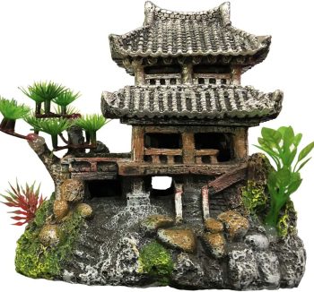 aquarium castle decoration
