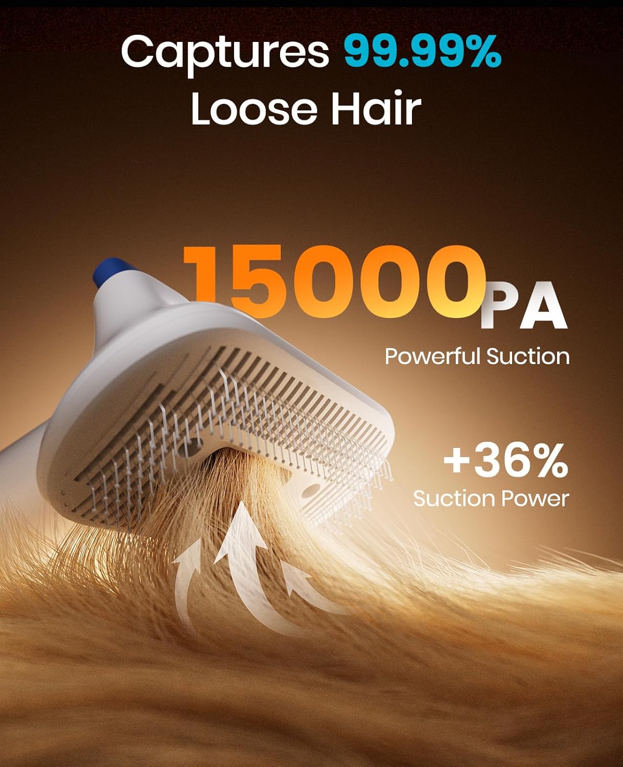 oneisall Dog Grooming Vacuum, 15000Pa Pet Vacuum Kit Shedding 99% Pet Hair, Dog Grooming Clippers with Trimmer Nail Grinder, ≤ 59dB Quiet Brush with 6 Tools, 2L Canister for Home Cleaning,Cozy SE 2 - Happypetzone.online - Image 3